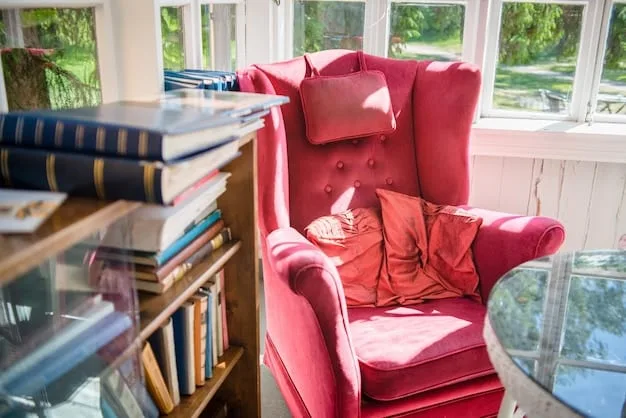 Cozy reading nook
