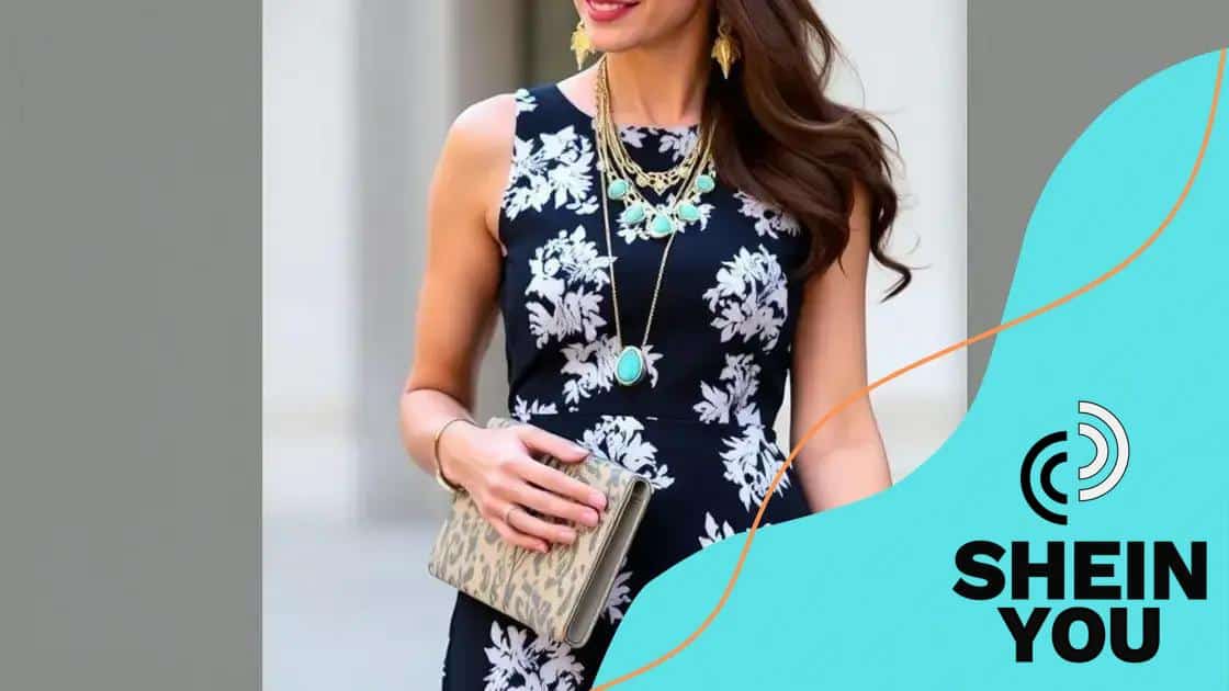 Accessorizing Shein dresses to elevate your look