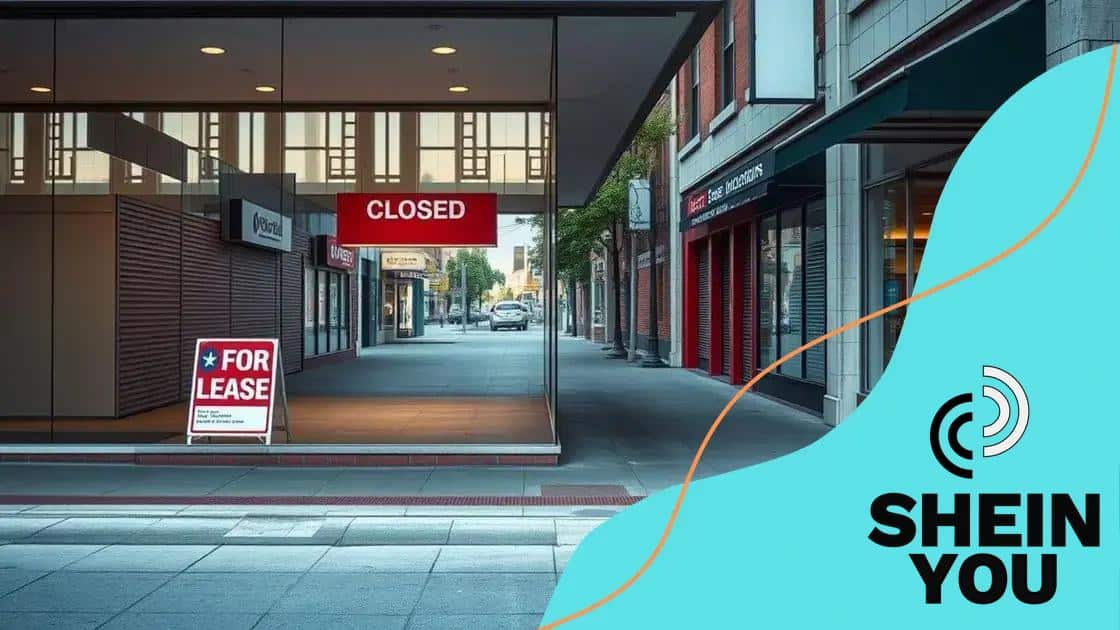 Economic impacts of retail store closures