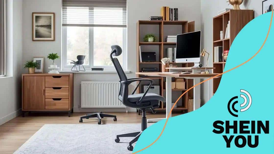 Ergonomic furniture options
