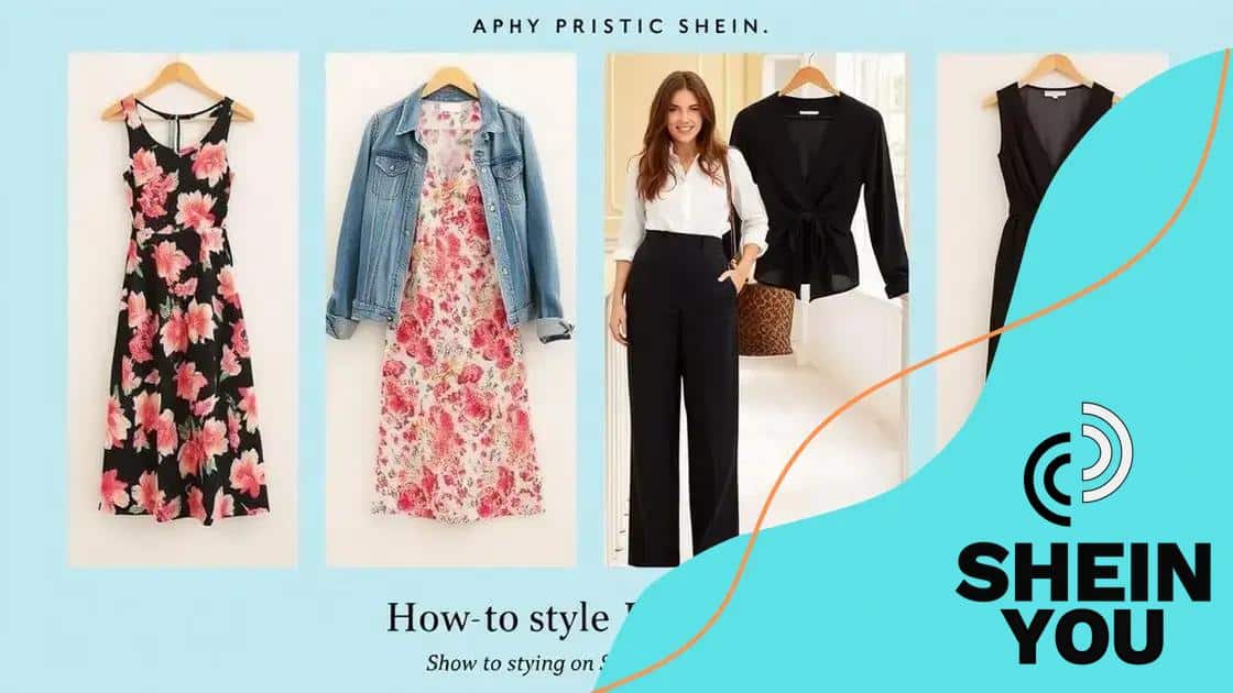 how to style Shein’s spring pieces