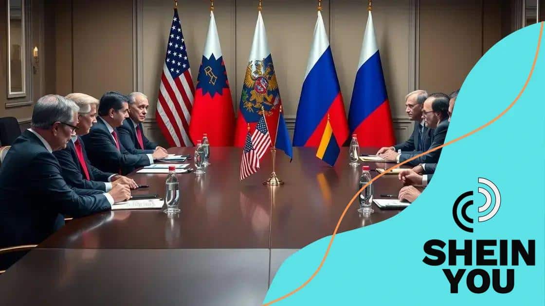 Key players in the US-Russia peace talks