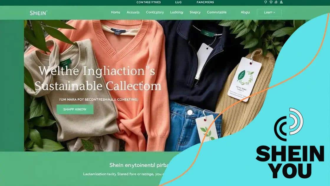 How Shein promotes sustainable fashion