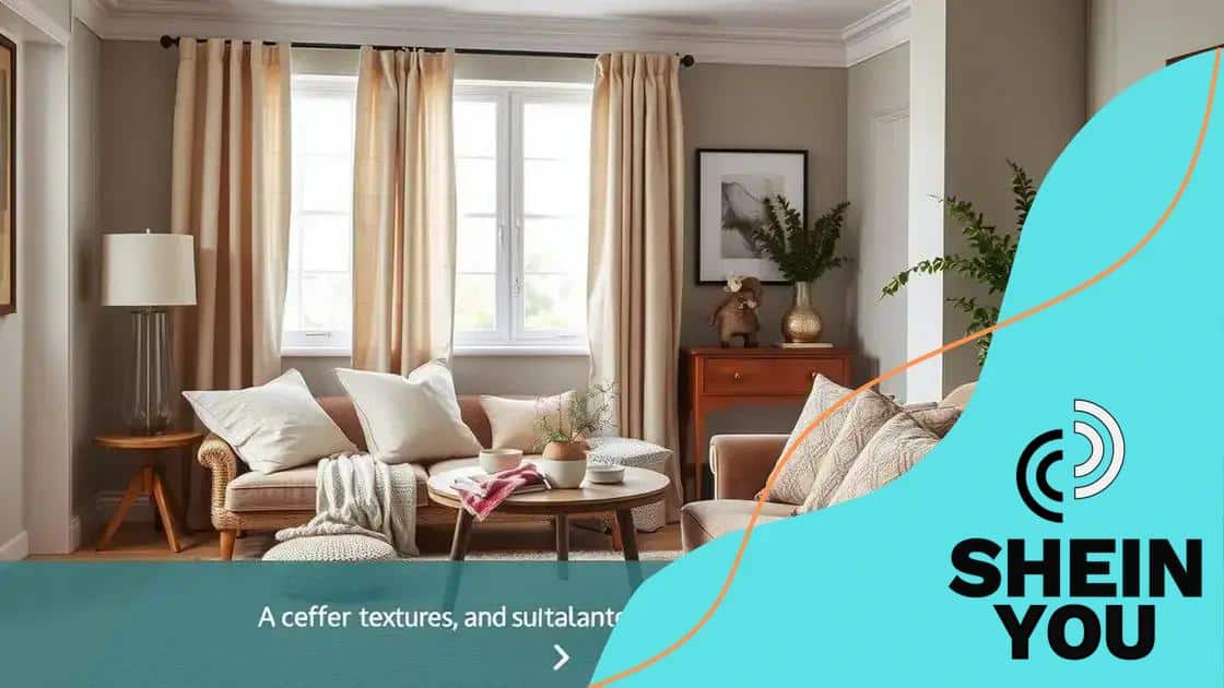 Materials and textures that enhance comfort