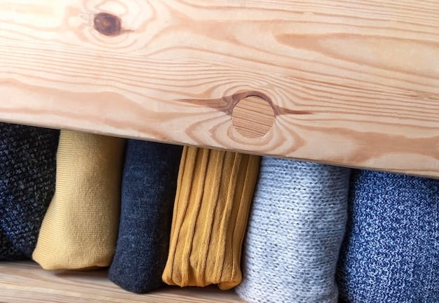 A table displaying different fabric types (e.g., cotton, polyester, silk, linen, wool) with corresponding icons or small fabric swatches. Each row should include a brief description of the fabric's properties and common uses.
