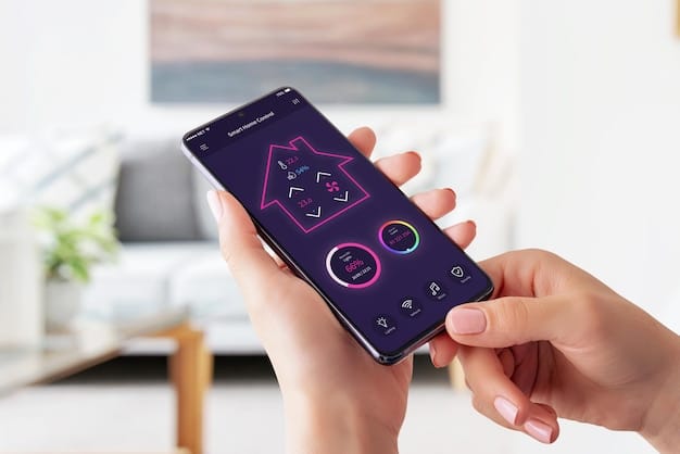 A split screen showing the interfaces of two different smart home security apps on smartphones, highlighting their different designs and functionalities.
