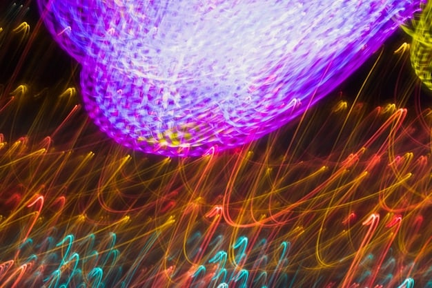An artistic representation of a quantum algorithm visualized as abstract shapes and colors flowing through a network of interconnected qubits, illustrating the complex computational processes occurring within a quantum computer.