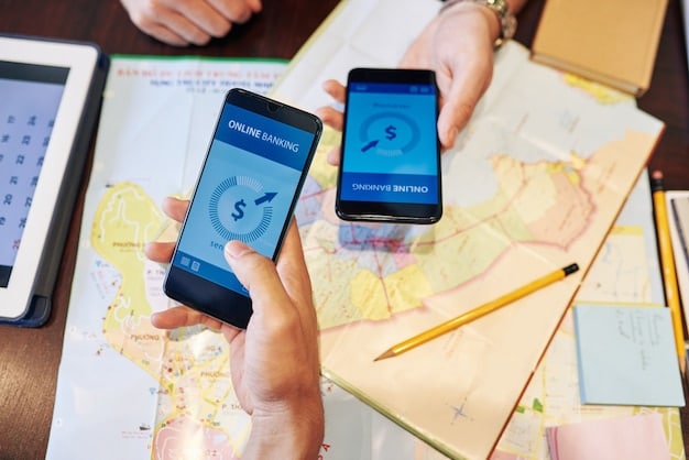 A smartphone screen showing the Location Services settings, with different apps listed and their location access permissions set to 