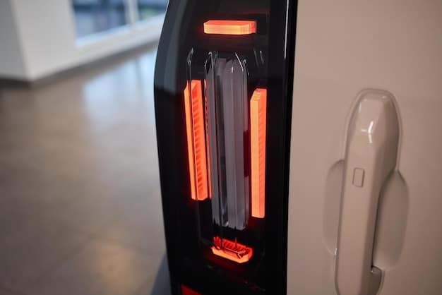 A close-up of an electric vehicle's underside, clearly showing the receiving coil for wireless charging. The image should highlight the technology's integration into the vehicle's design and demonstrate its seamless nature.