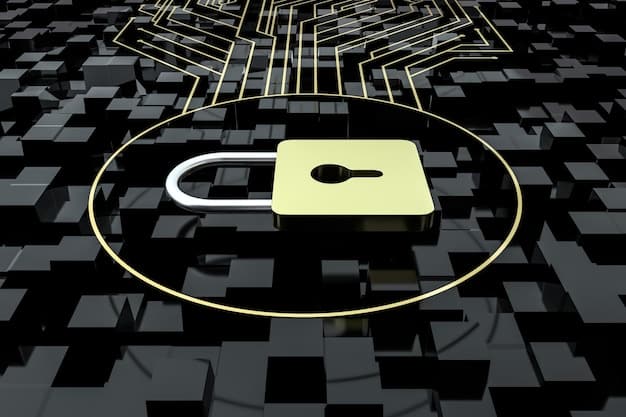 A visual representation of data encryption. On one side, there's an open padlock symbolizing unencrypted data. In the middle, data passes through a process represented by mathematical symbols and algorithms, transforming it into a scrambled form. On the other side, there's a closed padlock symbolizing encrypted data. The image emphasizes the transformation of readable data into unreadable ciphertext.