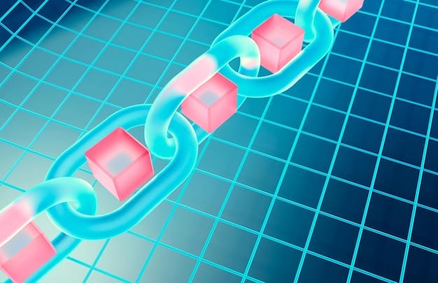 A conceptual image of digital currency flowing through a blockchain network, illustrating the secure transfer of funds. The image highlights the use of blockchain in financial transactions and its potential to streamline payment systems.