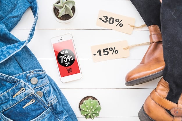 A close-up shot of the SHEIN app displaying a promotional banner for gift card discounts. The banner includes details about the discount percentage and the duration of the promotion.