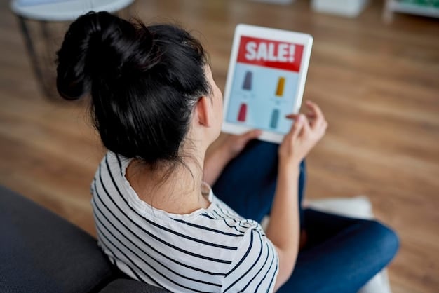 A close-up shot of a SHEIN product listing, highlighting the discount percentage, original price, and sale price, along with customer reviews and ratings.