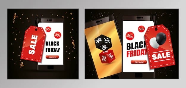 A split-screen image showing the SHEIN app interface on Black Friday and Cyber Monday, highlighting flash sale banners, countdown timers, and promotional offers.