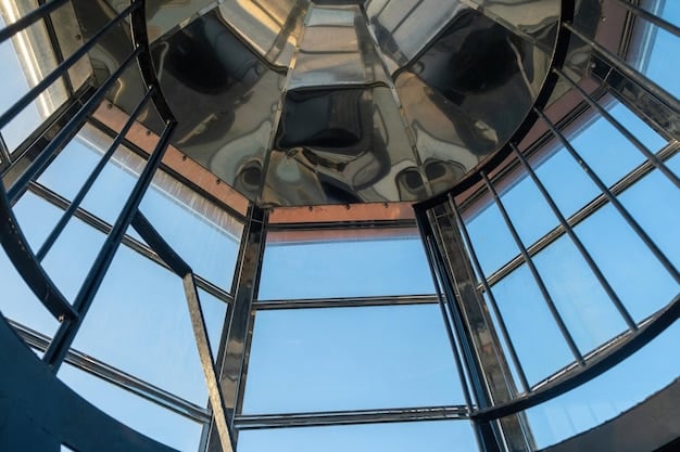 A close-up of a triple-pane window cross-section, clearly showing the three glass panes and two gas-filled chambers, highlighting its advanced insulation.