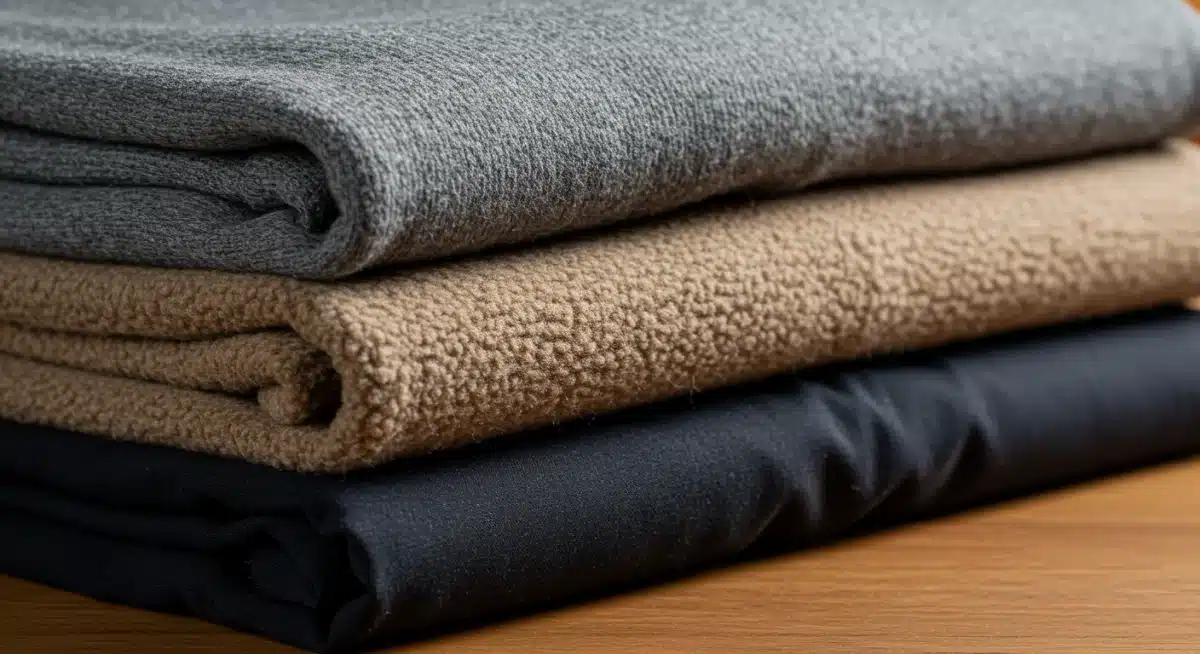 Fabric textures for effective layering strategy