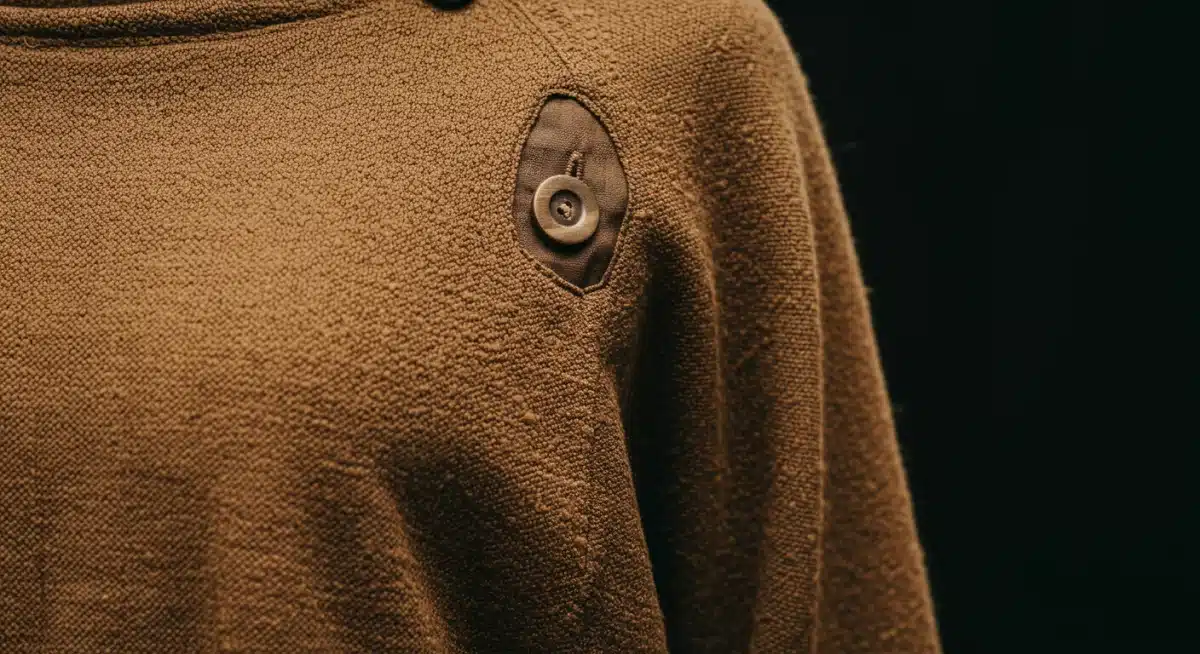 Sustainable fabric detail showcasing innovative textile technology